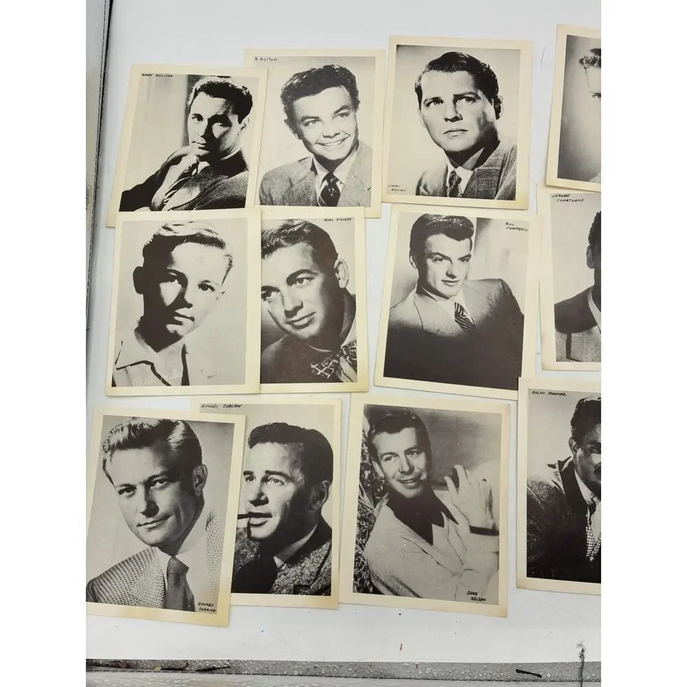 Vintage Hollywood Character Actors Arcade Card Lot – 40 Cards
